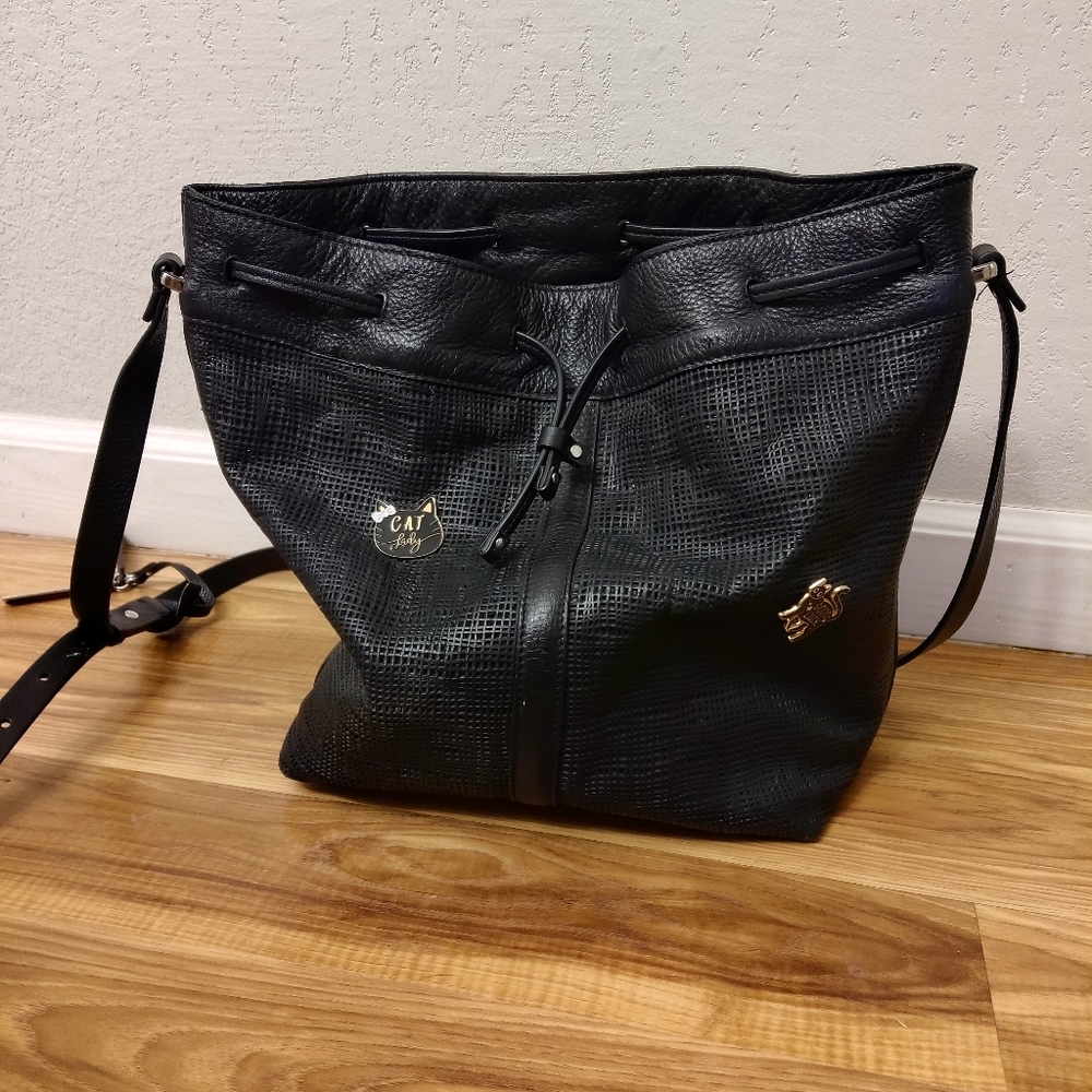 Jaxen Drawstring Bucket Purse